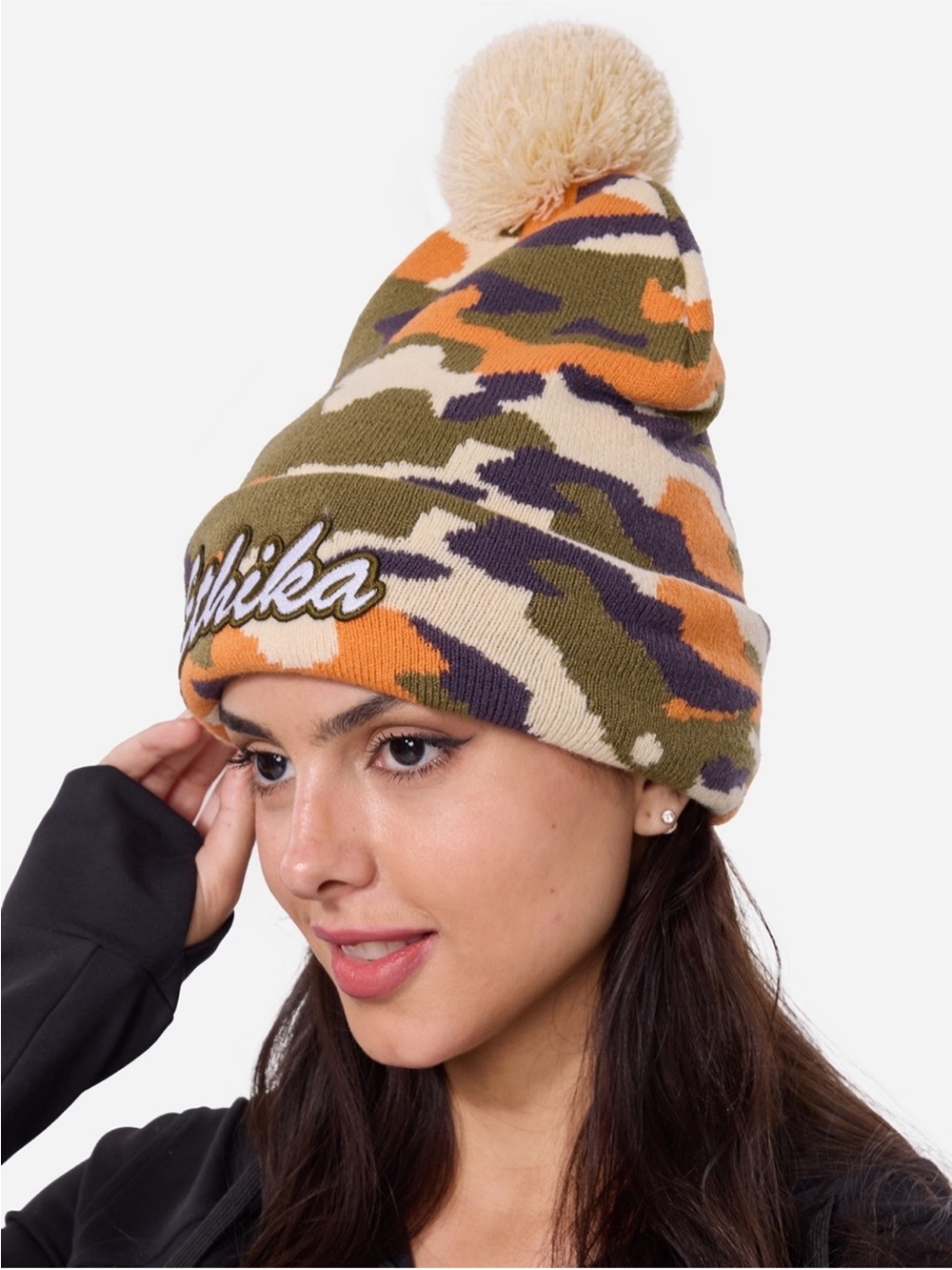 Ethika Camo Pom Beanie